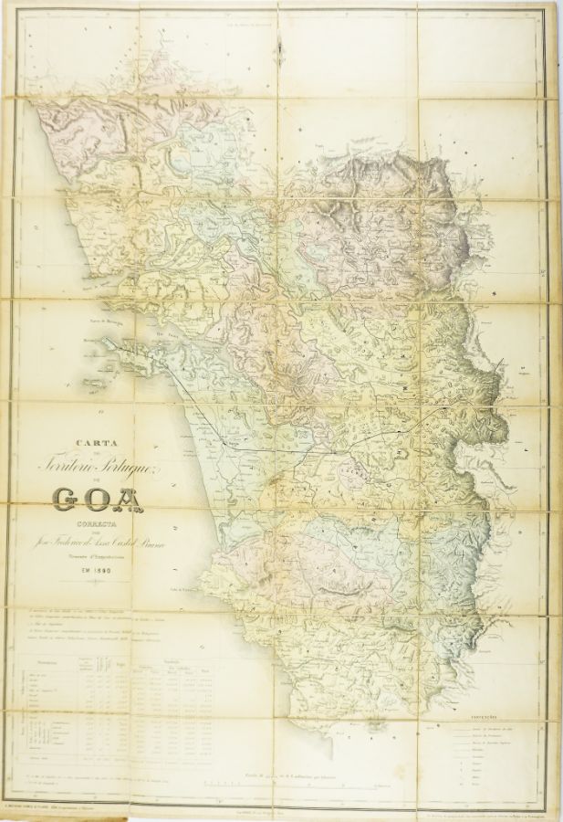 Mapa de Goa (1890)