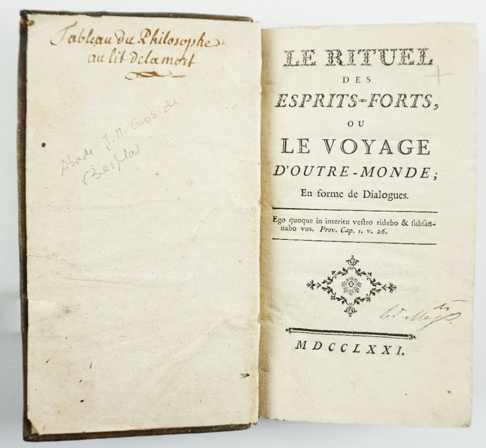 Uma obra contra o Iluminismo (1771)