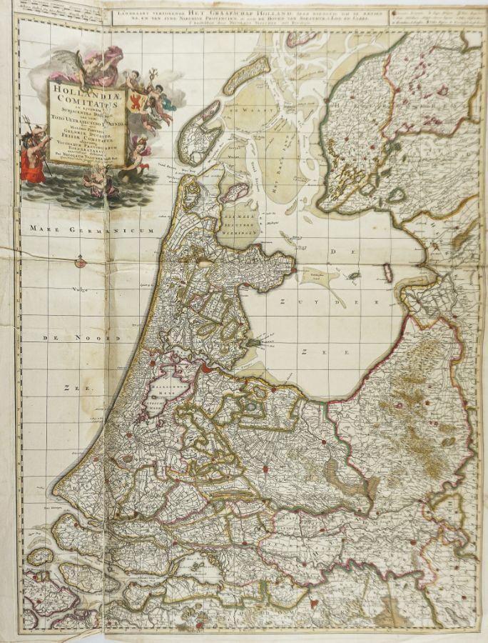 5 Mapas Séc XVII XVIII (?) Nicolaum Visscher