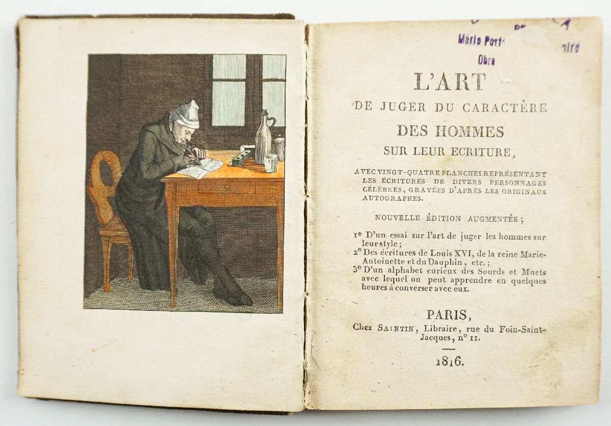 L’Art de Juger du Caractere des Hommes sur Leur Ecriture (1816)