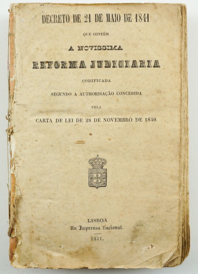 Decreto de 21 de Maio de 1841 que Contém A Novíssima Reforma Judiciaria (1841)