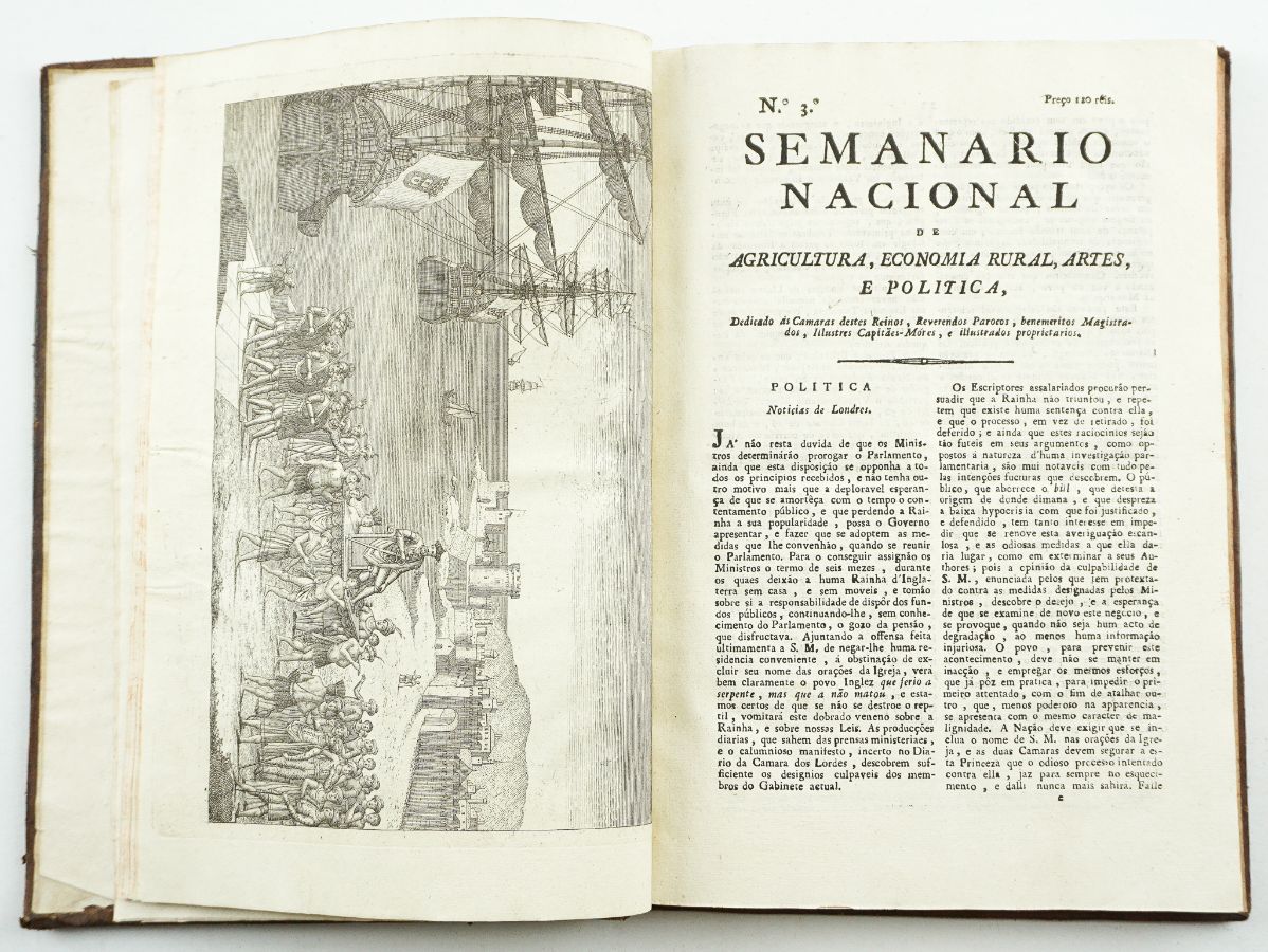 Semanario Nacional de Agricultura, Economia Rural, Artes, e Politica (1821)