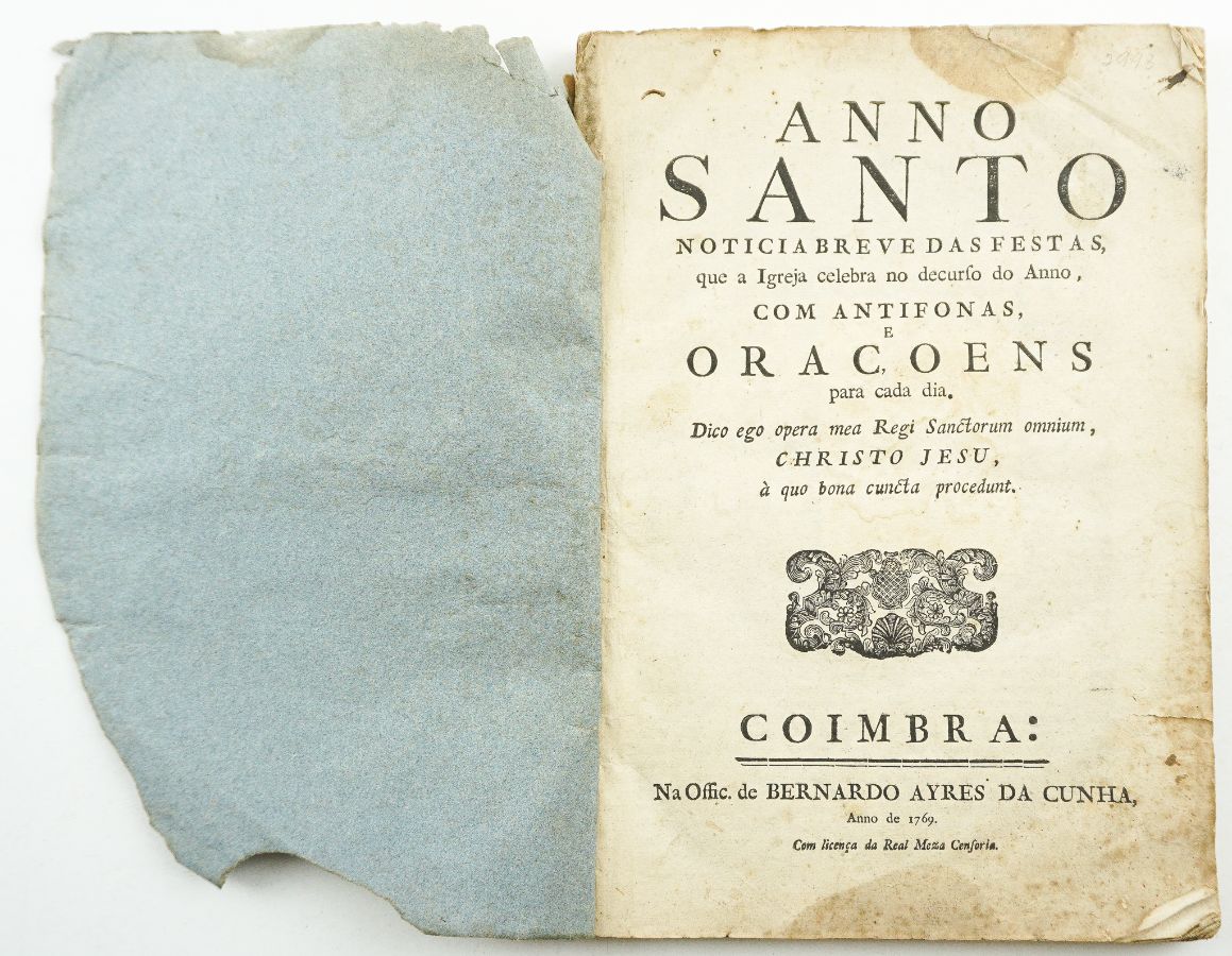 Ano Santo – Noticia Breve das Festas (1769)