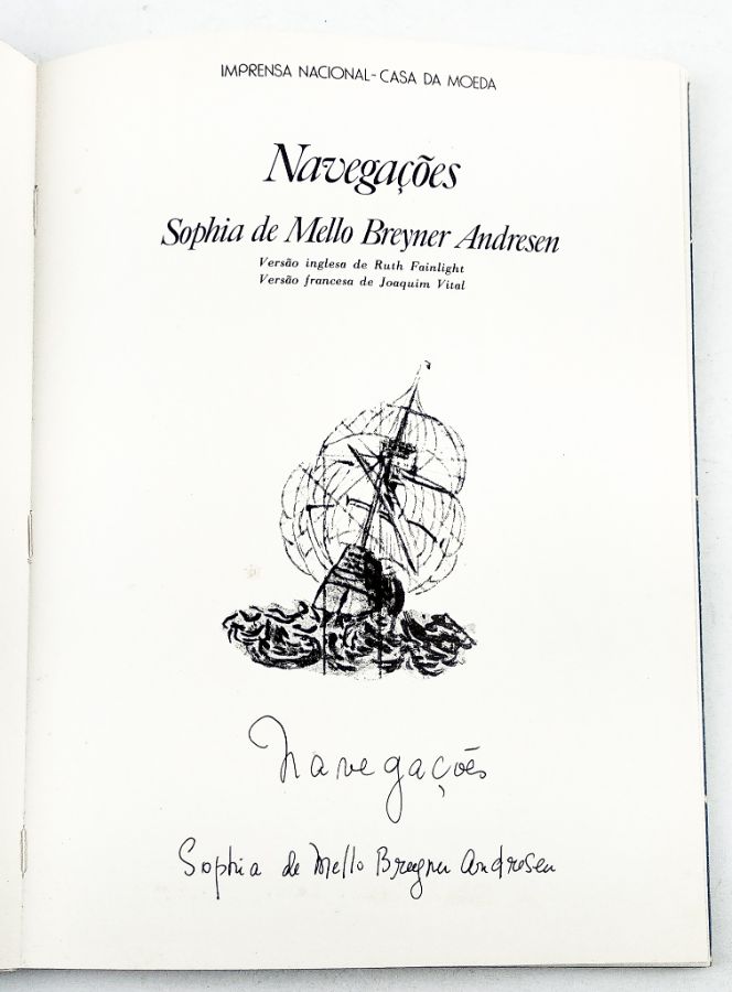 Sophia de Mello Breyner – assinado pela autora