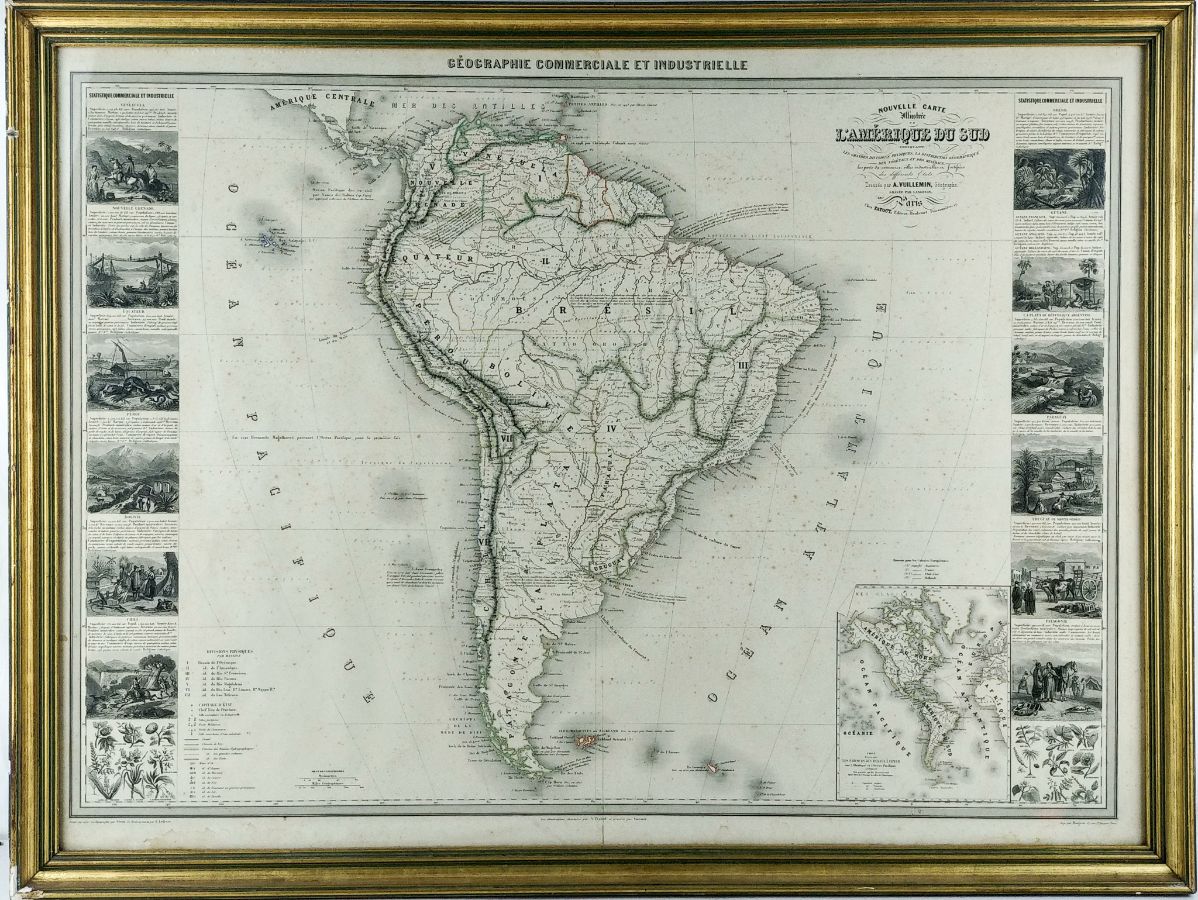 Grande Mapa da América do Sul