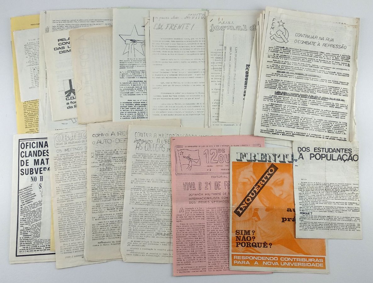 Propaganda anti colonial Agitação estudantil