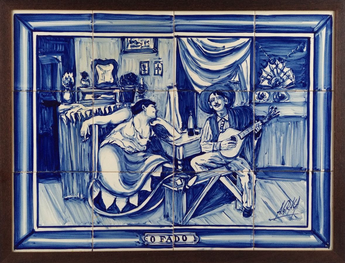 Dois Painéis de Azulejos