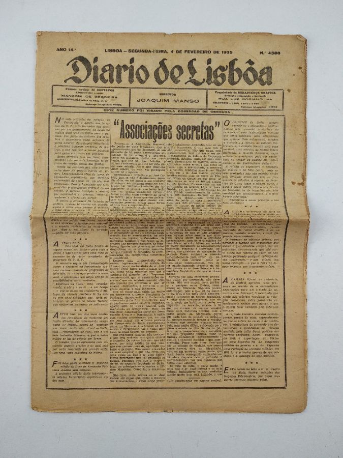 Fernando Pessoa – Associações secretas (1935)