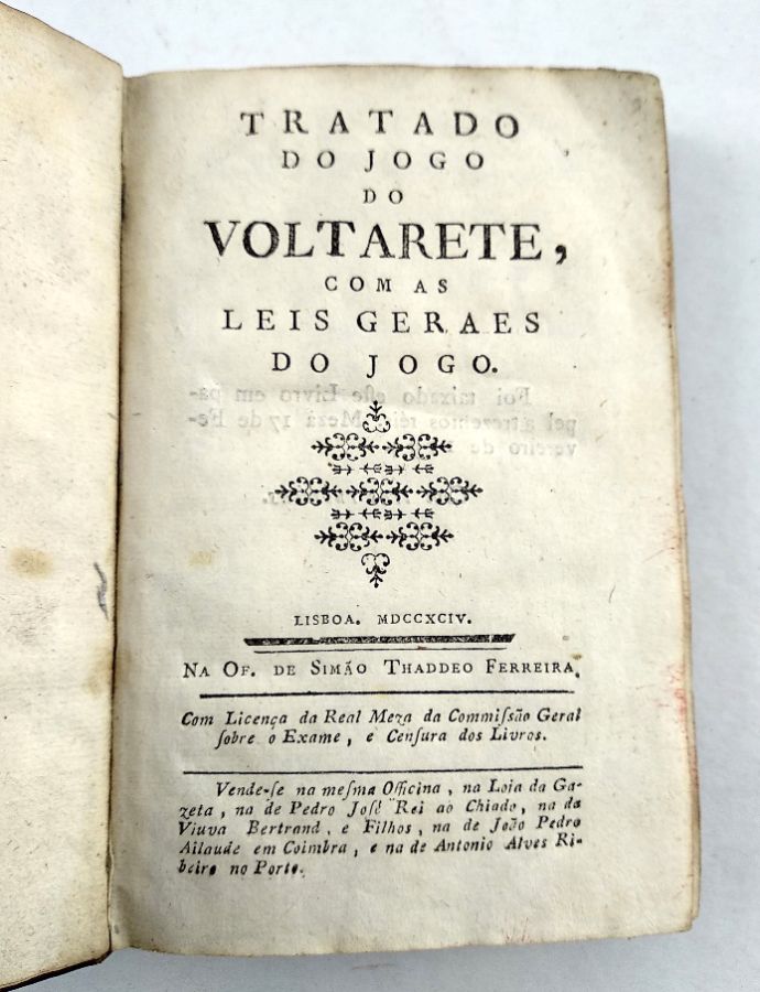 Tratado do Jogo do Voltarete (1794)