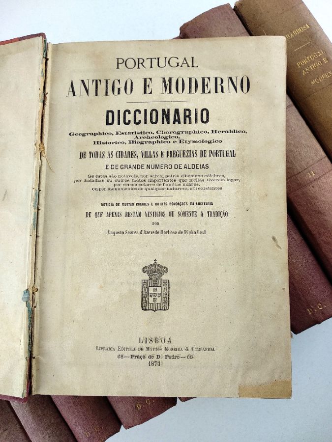 Portugal Antigo e Moderno, Dicionário