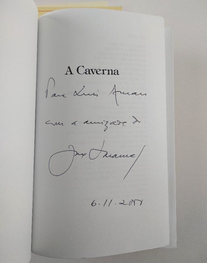 José Saramago – com dedicatória