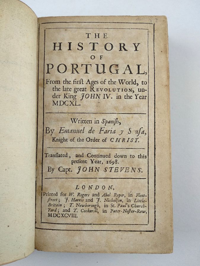 John Stevens. - THE HISTORY OF PORTUGAL