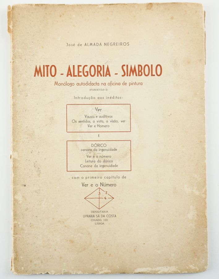 José de Almada Negreiros. MITO - ALEGORIA - SIMBOLO.