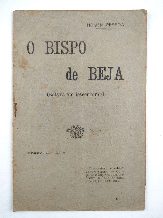 Homem Pessoa – O Bispo de Beja (1910)