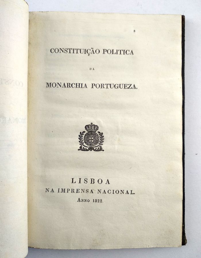 Constituição Politica da Monarchia Portugueza de 1822
