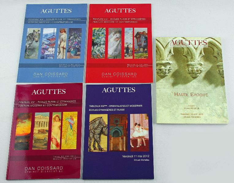 5 Catálogos da Casa de Leilões Aguttes