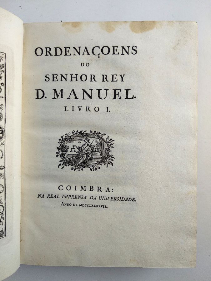 Ordenaçõens do Senhor Rey D.Manuel (1787)