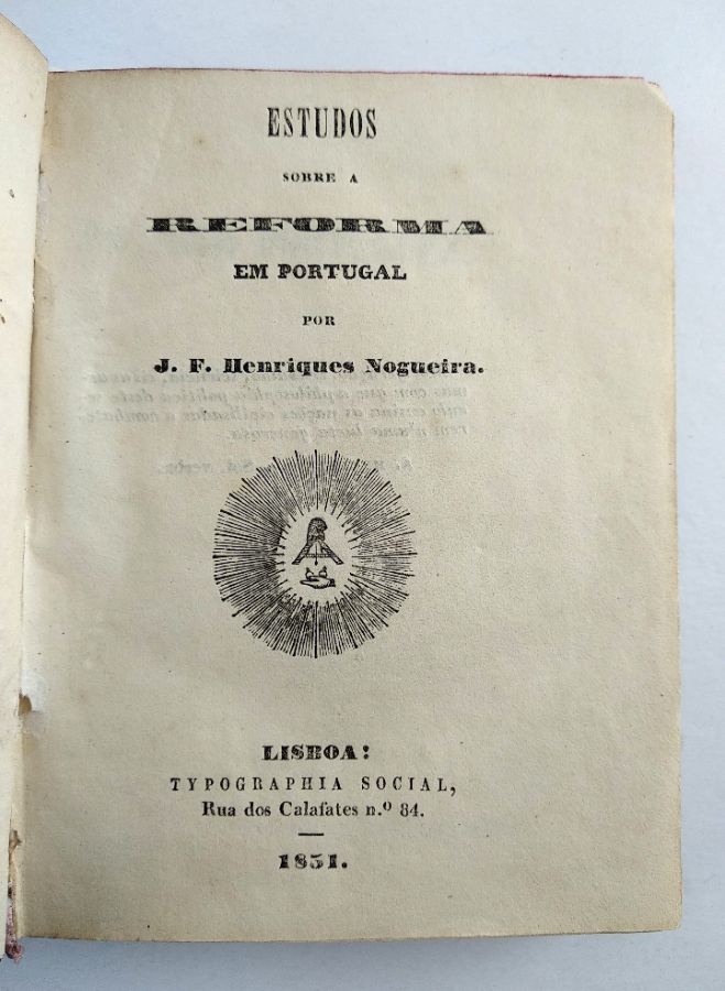 Estudos sobre a Reforma em Portugal (1851)