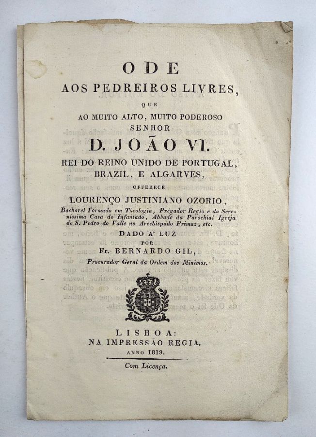 Ode aos Pedreiros Livres (1819)
