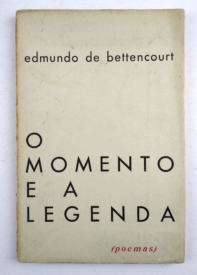 Edmundo de Bettencourt – primeiro livro do autor