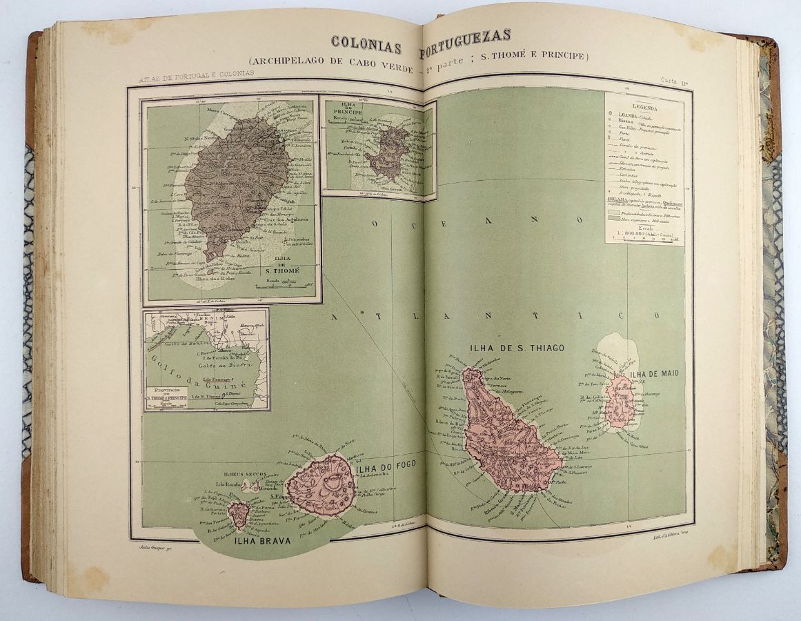 Atlas de Geographia Universal e Atlas de Portugal e Colónias (1903 e 1906)