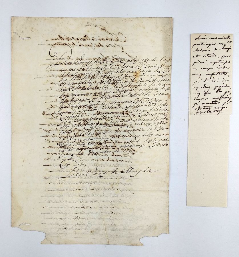 Manuscrito – Óbidos (1730)