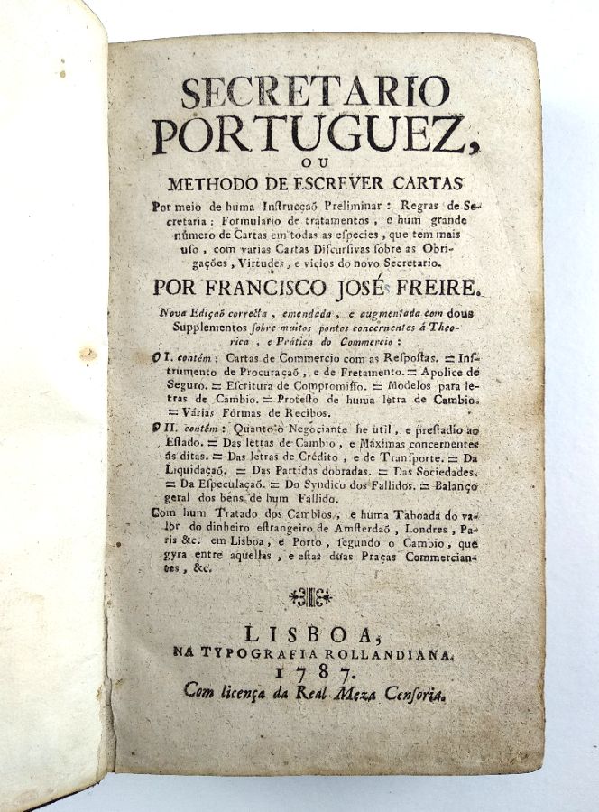 Secretário Português (1787)