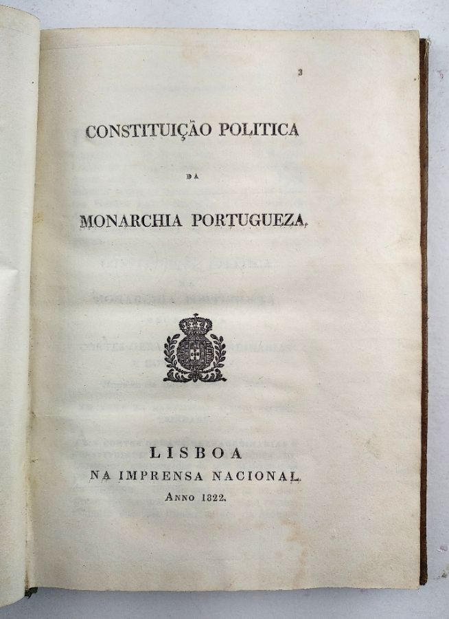 Constituição Politica da Monarchia Portugueza de 1822