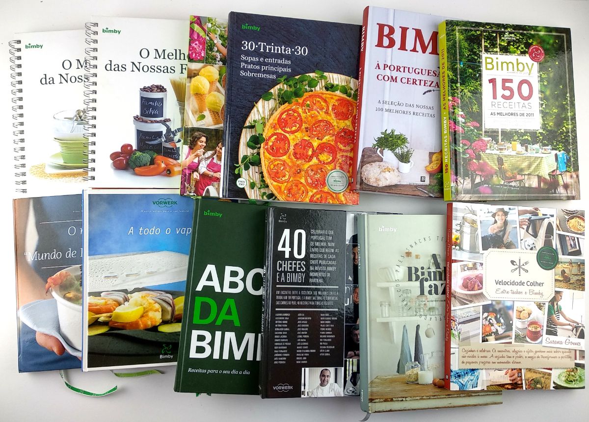 20 Livros Cozinha da Bimby