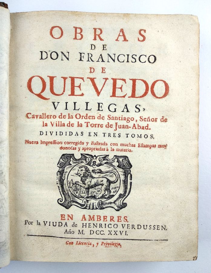 Francisco de Quevedo (1726)