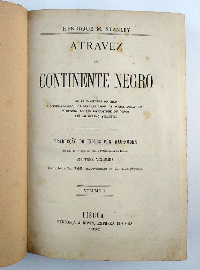 Henrique M. Stanley y Atravez do Continente Negro (1880-1881)