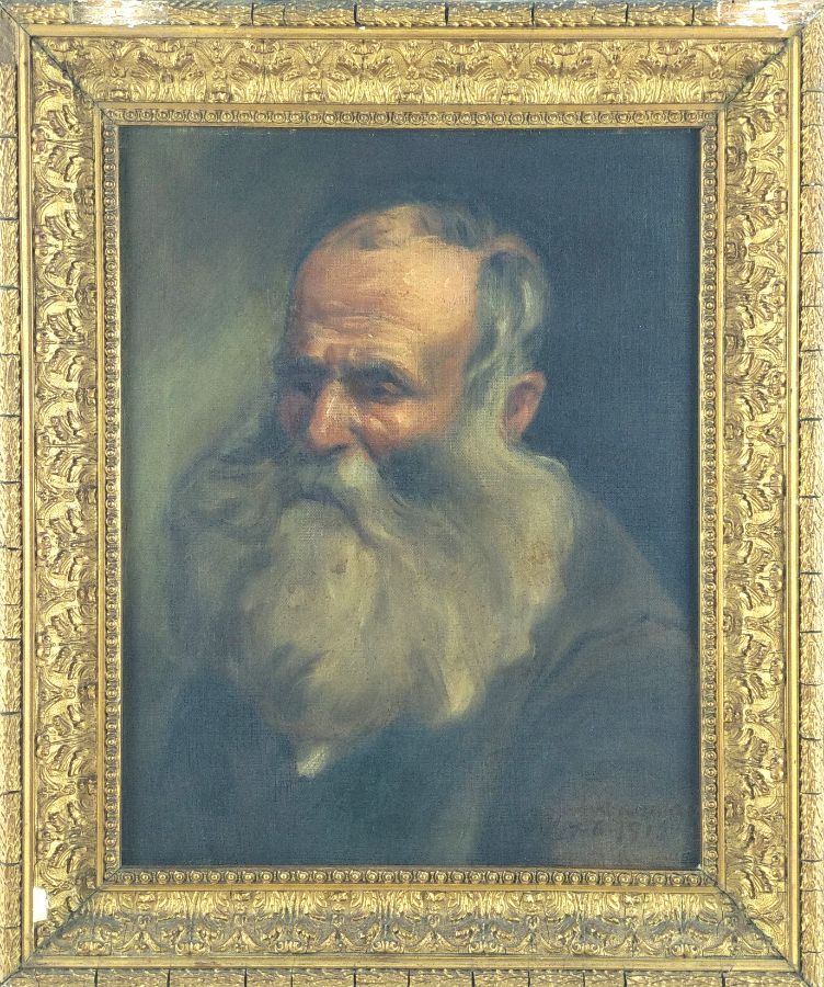 Figura de Velho com barba