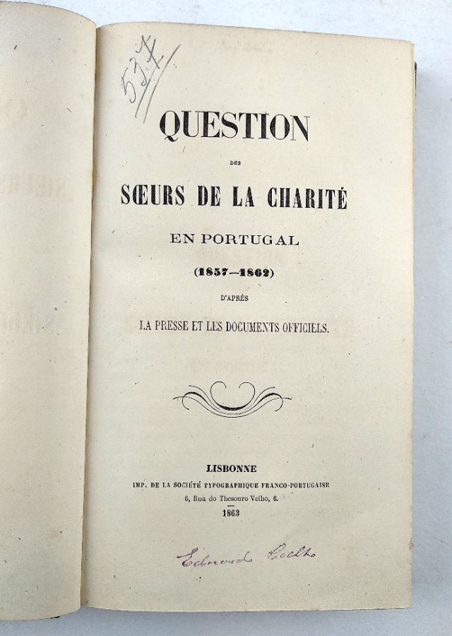 O Caso das Irmãs de Caridade (1863)