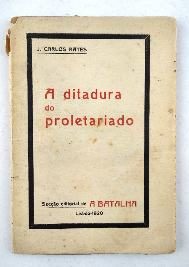 Rara obra do primeiro secretário-geral do PCP (1920)