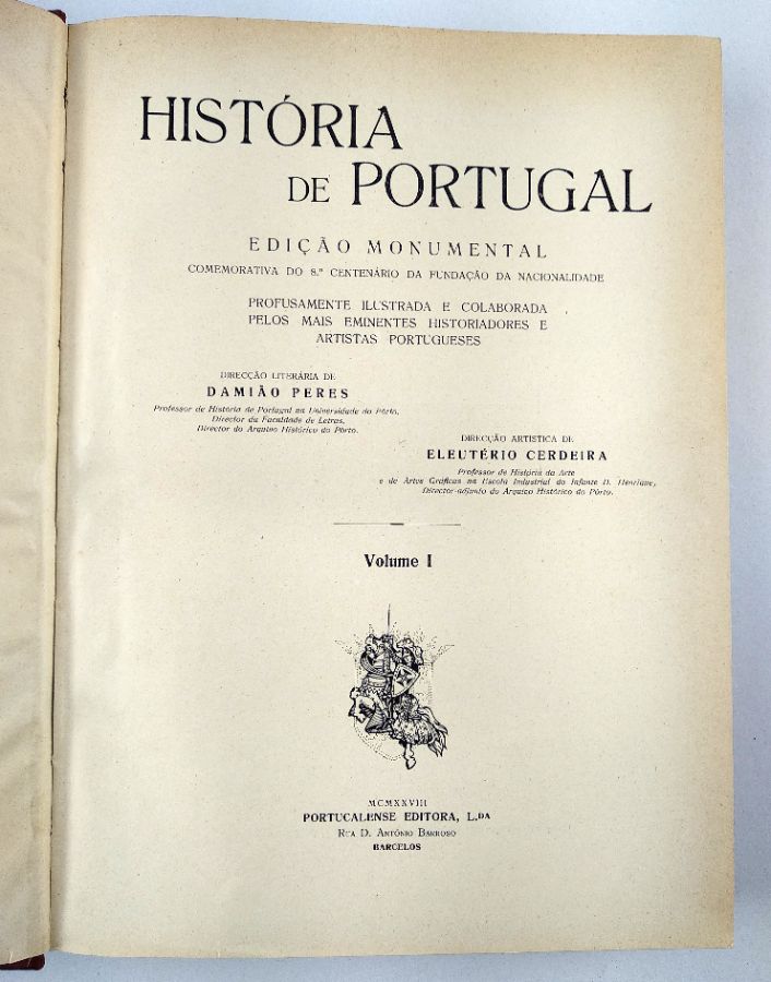 História de Portugal por Damião Peres Eleutério Cerdeira