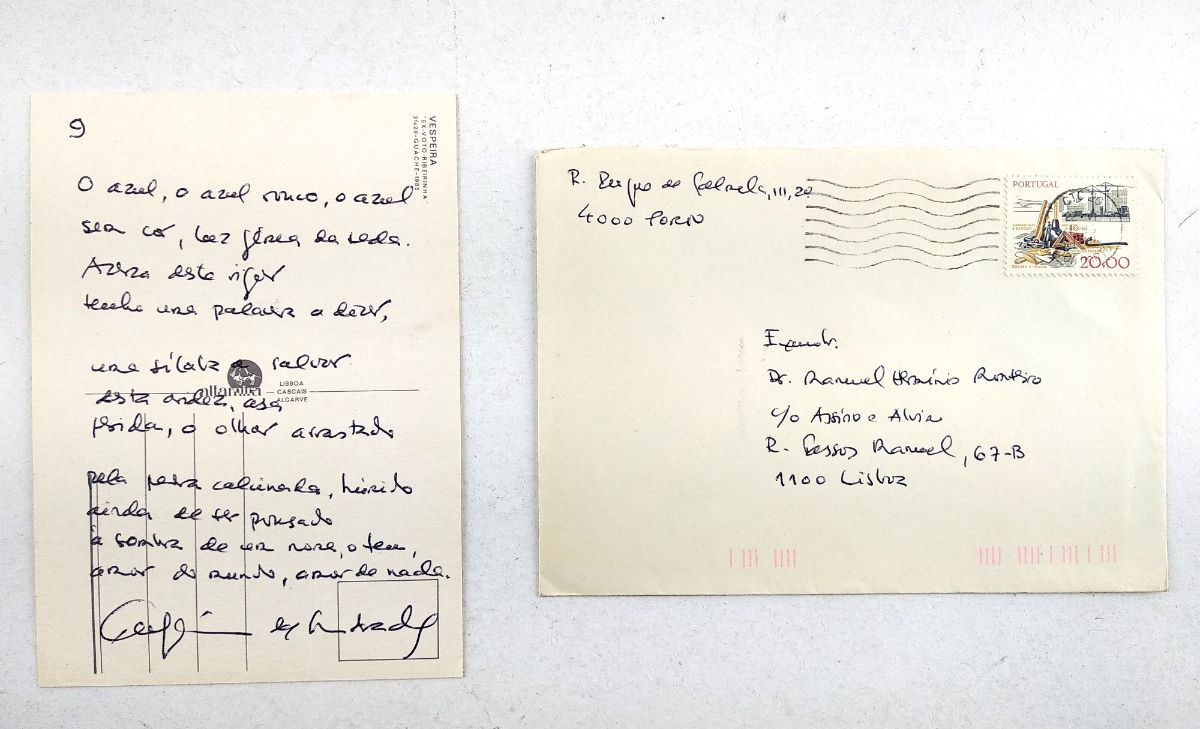 Eugénio de Andrade – Poema Inédito