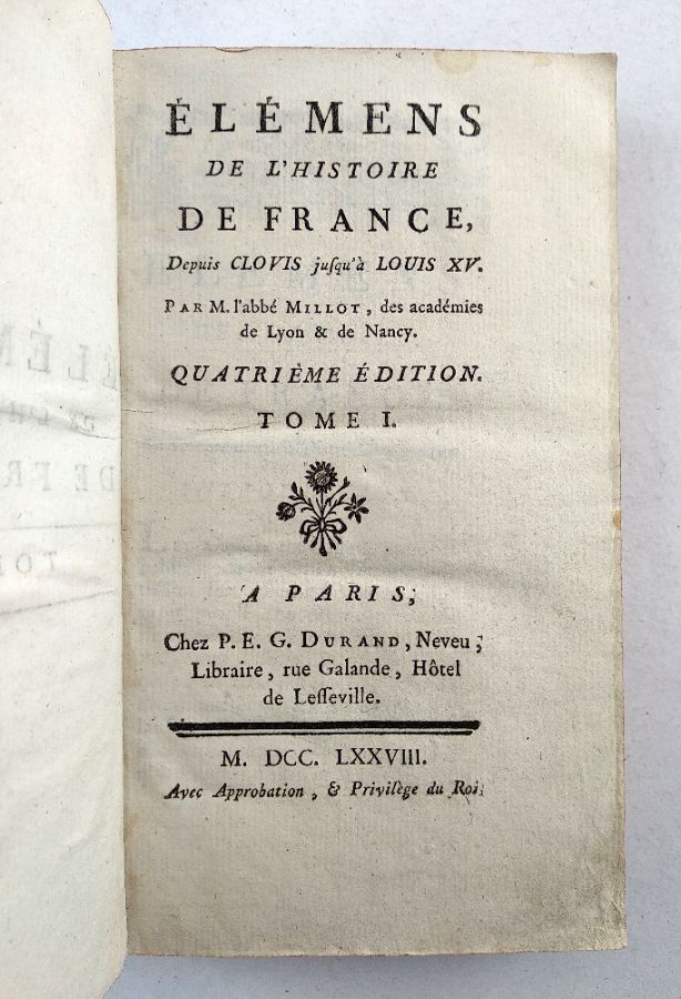 Élémens de L'Histoire de France