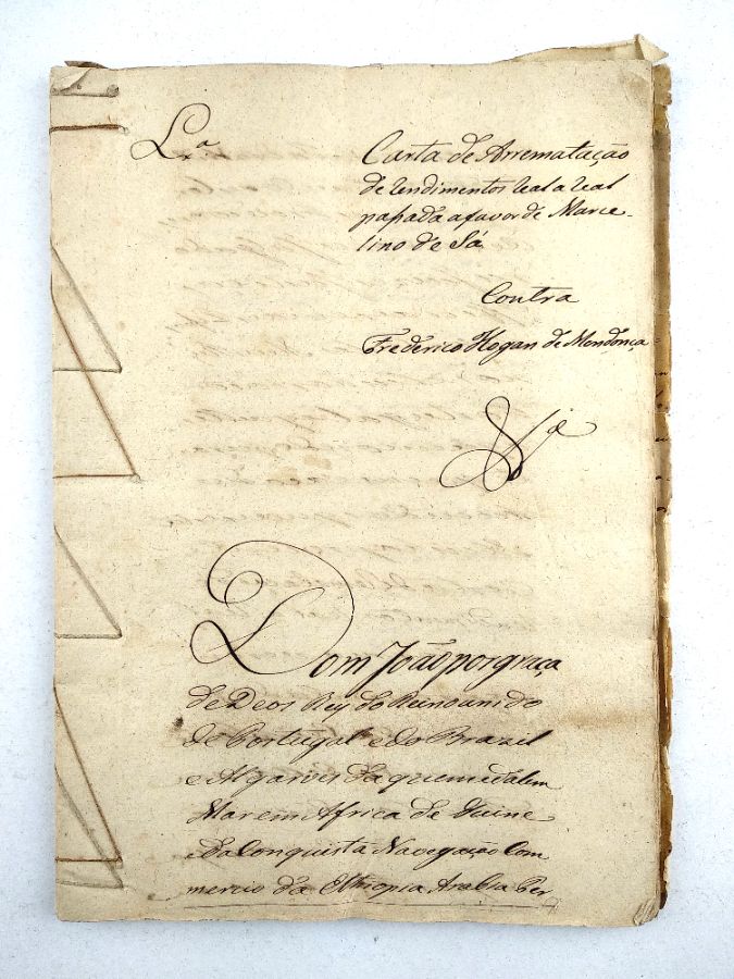 Carta - Lisboa 1818