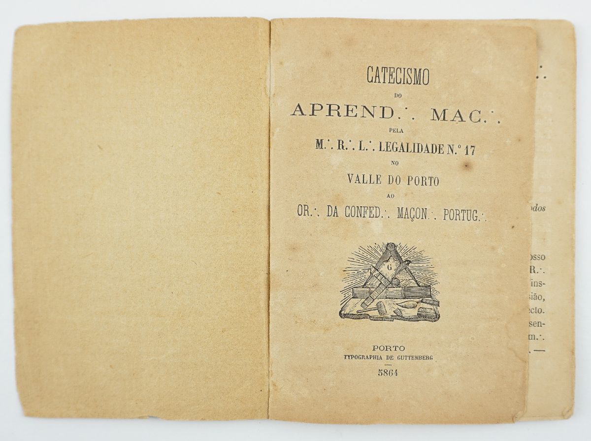 Rara publicação maçónica (1864)