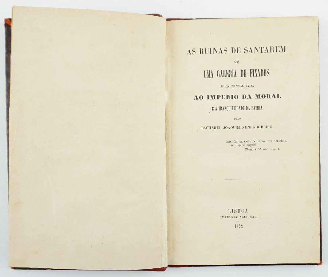 As Ruínas de Santarém (1852)