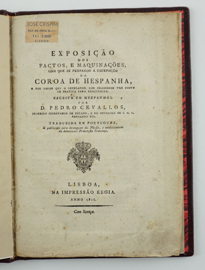 Guerra Peninsular – Usurpação do trono espanhol (1808)