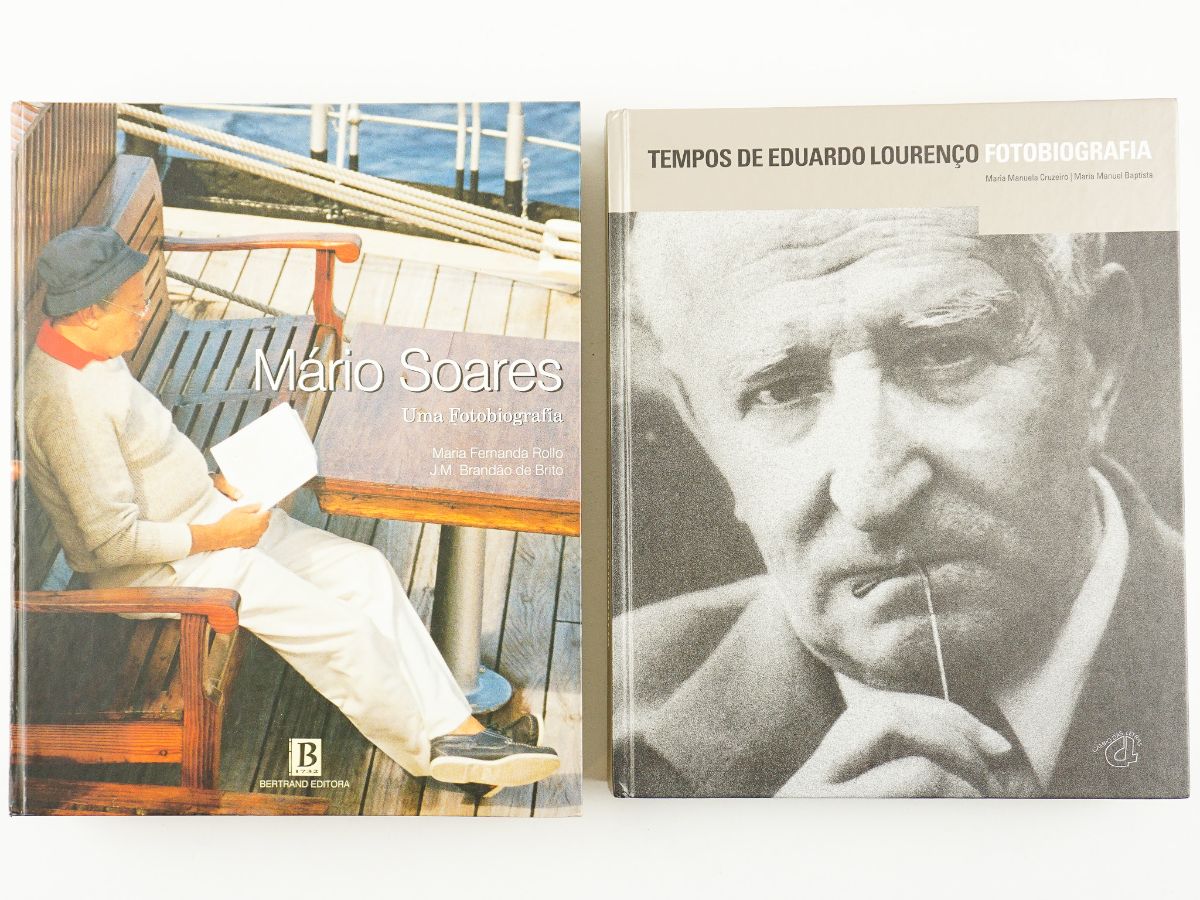 Mário Soares e Eduardo Lourenço – com dedicatórias