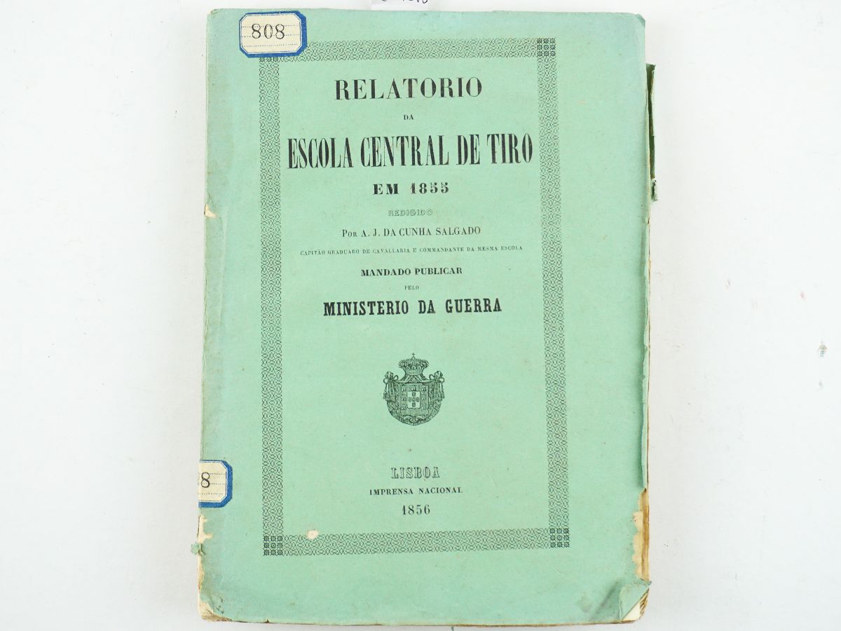 Relatorio da Escola Central de Tiro em 1855 (1856)