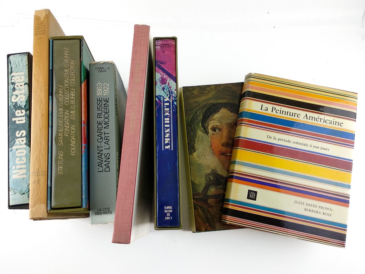 Importante colecção de livros de arte
