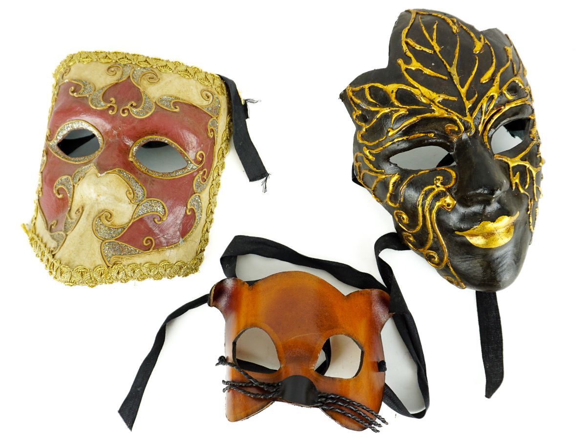 3 Máscaras tipo Venezianas