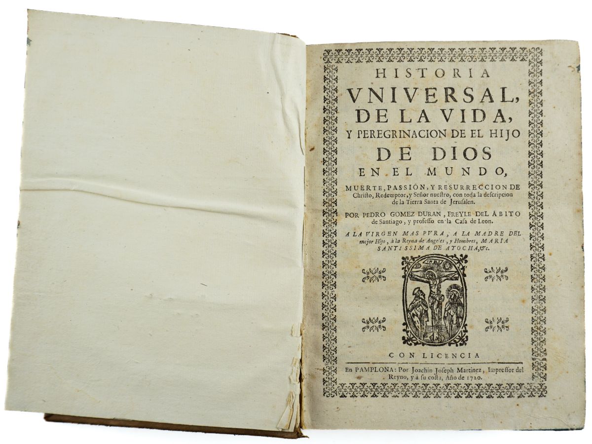 Historia Universal,de la vida y peregrinacion de el Hijo de Dios en el mundo (1720)