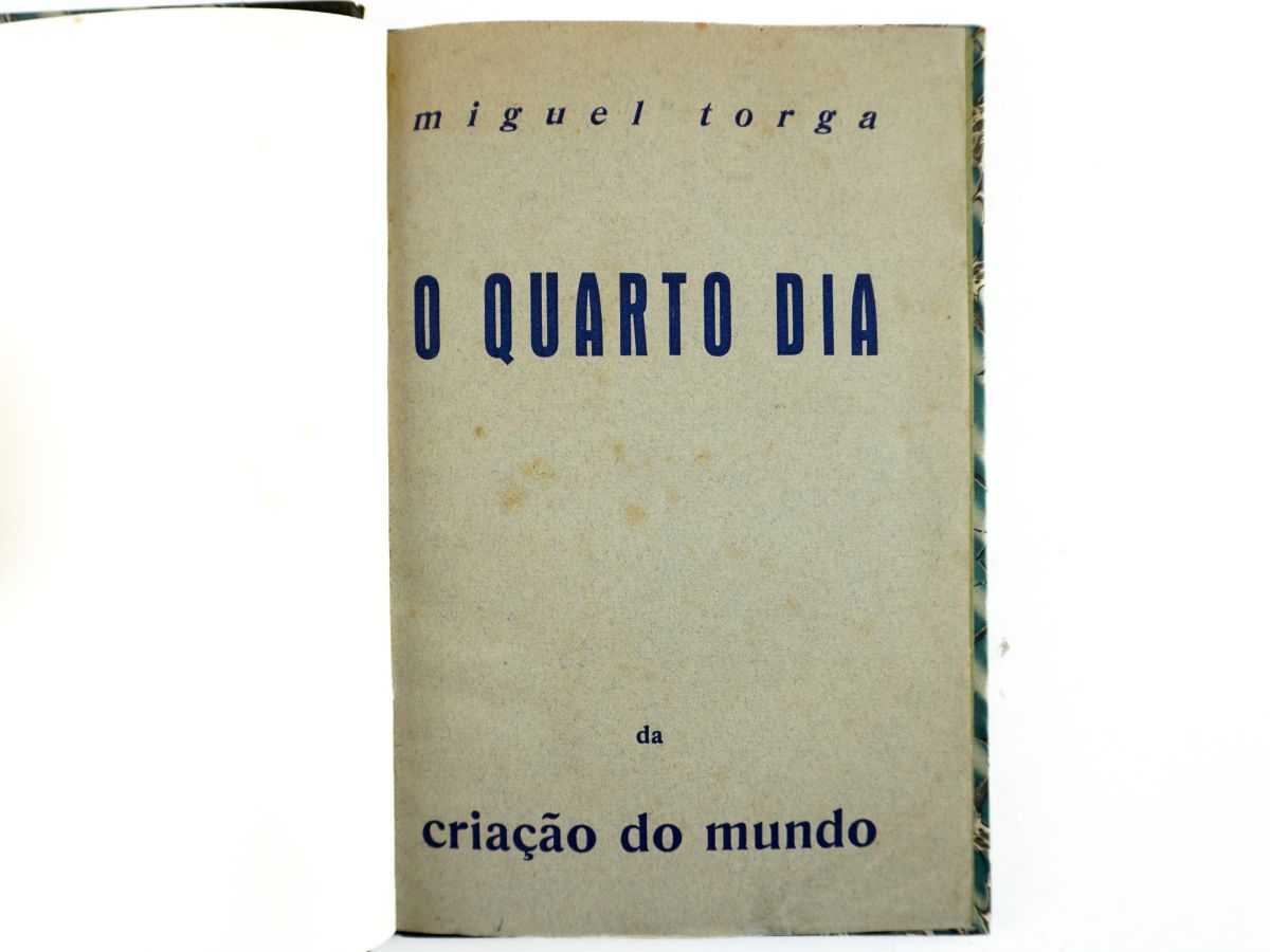 Raríssima 1ª Edição de Miguel Torga - O Quarto dia