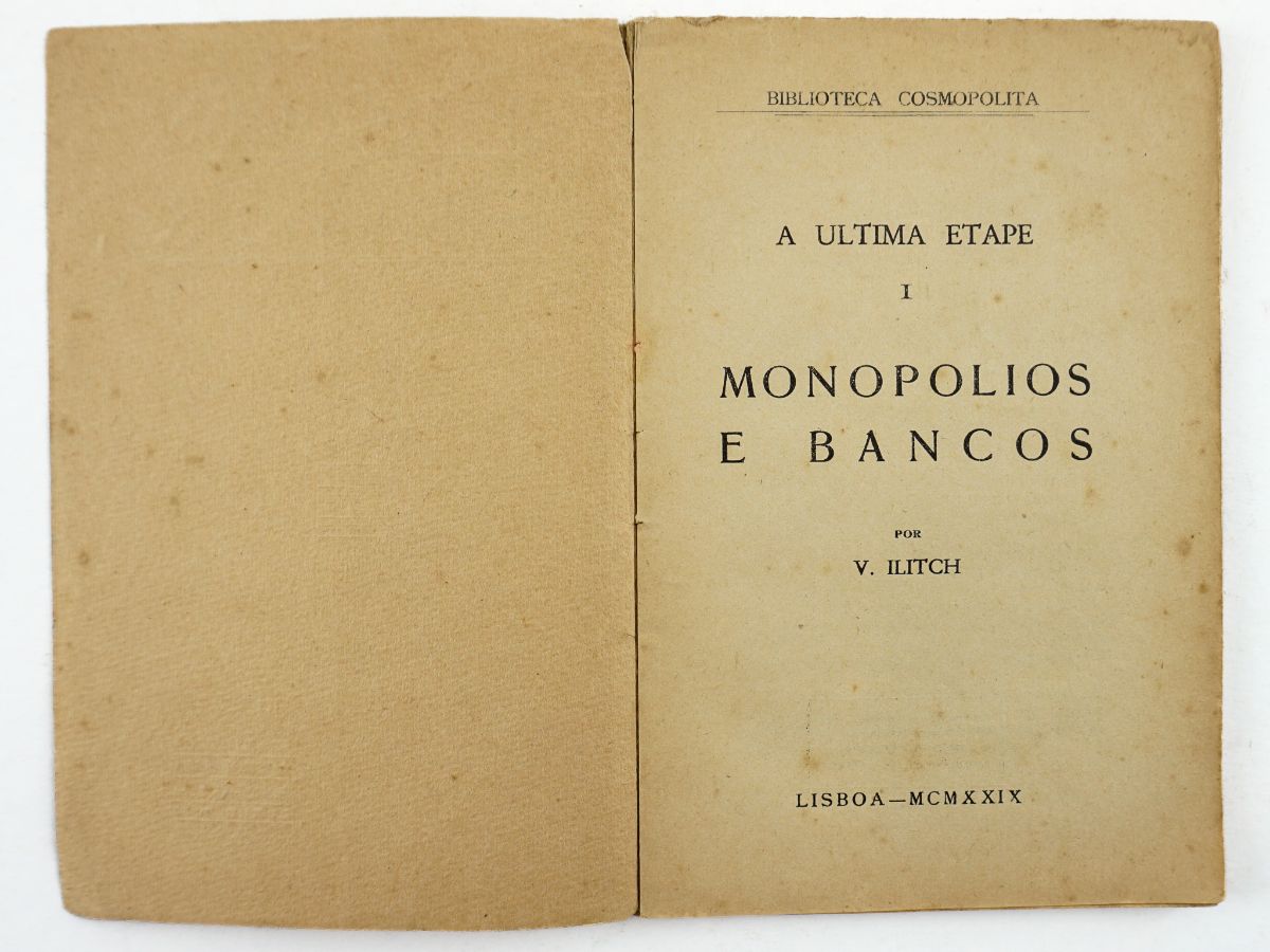 Rara edição de Lenine em português (1929)