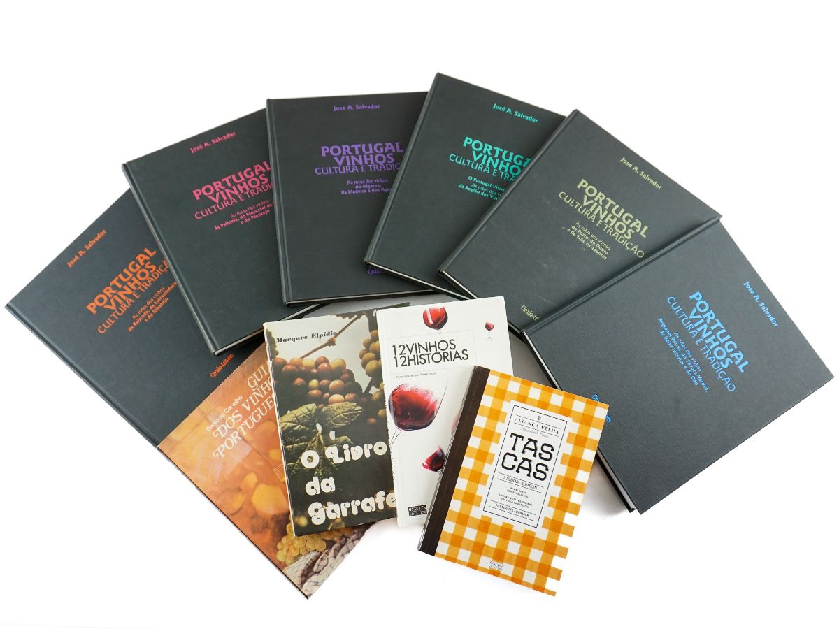 10 volumes relacionadas com vinhos