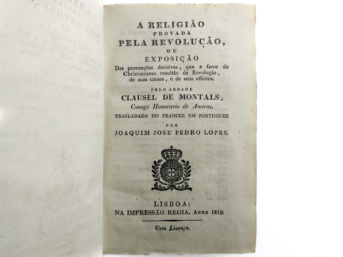 A Religião Provada pela Revolução (1819)